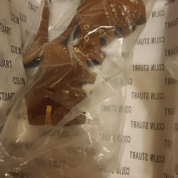 Brown Colin Stuart Stiletto Booties - NIB - Size 7 Womens - Picture 15 of 15